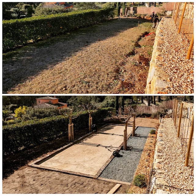 Natura Paysages Jardin Sur Mesure Lorgues Terrain De Petanque 1