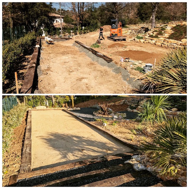 Natura Paysages Jardin Sur Mesure Lorgues Terrain De Petanque 2