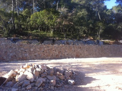 Natura Paysages Jardin Sur Mesure Lorgues Mur Pierre Et Bois 13