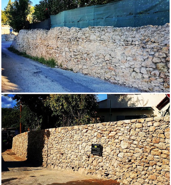 Natura Paysages Jardin Sur Mesure Lorgues Mur Pierre Et Bois 3